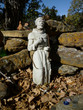 Monk Garden Statue