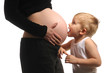 Foto: Pregnant woman and her son Pregnant woman and her son