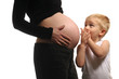 Foto: Pregnant woman and her son Pregnant woman and her son