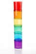 ARCOBALENO DI BICCHIERI IN VERTICALE ARCOBALENO DI BICCHIERI IN VERTICALE