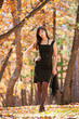 girl in the oak grove