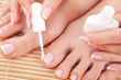 care for sensuality woman nails