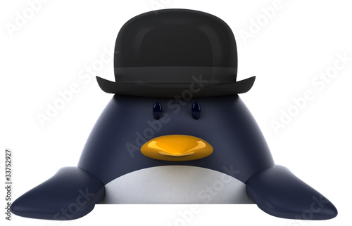 Illustration: Pingouin gentleman Pingouin gentleman