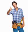 Foto: Handyman with thumbs up Handyman with thumbs up