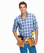 Handsome young handyman