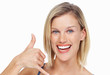 Woman gesturing call me