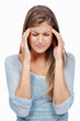 Woman with severe headache