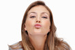 Photo: Flirtatious woman pouting Flirtatious woman pouting