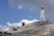 Huge antenna building on top of Mount Ventoux