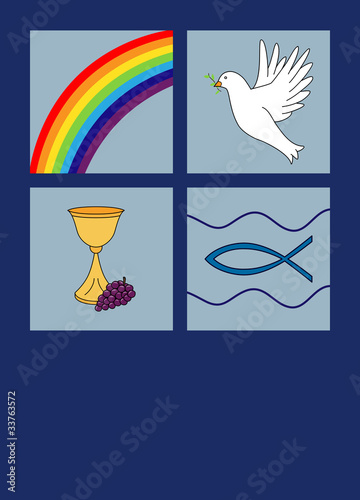 Illustration: Karte - Religion Karte - Religion
