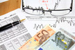 Business still life - documents and charts