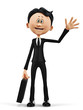 businessman greeting