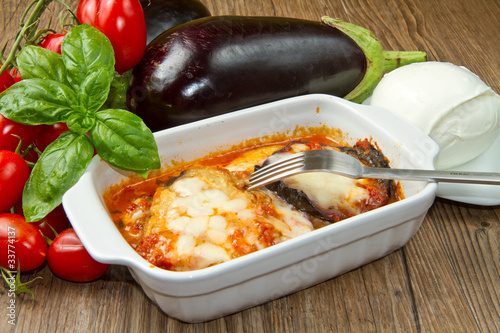 Photo: parmigiana eggplant parmigiana eggplant