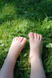 Boys Legs on the Green
