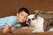 Child and Dog