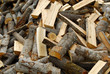 Pile of chopped woods