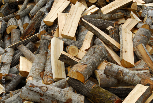 Photo: Pile of chopped woods Pile of chopped woods
