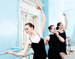 ballet dancers in rehearsal