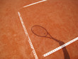 Tennisschläger Schatten 2