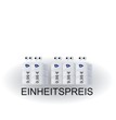 Illustration: Einheitspreis Einheitspreis