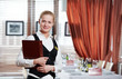 restaurant manager woman at work place