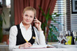 restaurant manager woman at work place