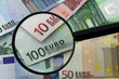 euro unter lupe