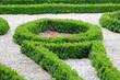 Moderner asiatischer Garten mit Buchs
