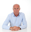 Senior man with interrogative look