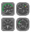 Aircraft gauges set #1