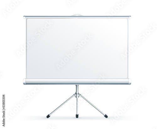 벡터 일러스트(편집용 파일):Blank Projection screen Blank Projection screen