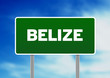 Belize Highway Sign