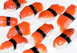Sushi isolated against white background. Sushi isolated against white background.