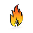 solid flame symbol solid flame symbol