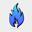 solid flame symbol solid flame symbol