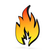 solid flame symbol solid flame symbol