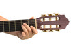 Hand and guitar