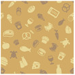 Vector: Food icons seamless pattern Food icons seamless pattern
