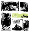 Motorbike Grunge Banners Motorbike Grunge Banners