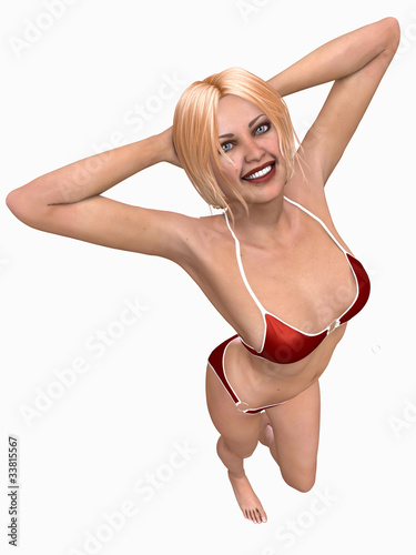 Illustration: Red Bikini 3 Red Bikini 3