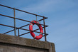 Life Belt on Concrete Pier