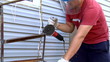 Video: man make metal grinding work man make metal grinding work