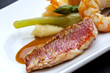 Gastronomie, cuisine, restaurant, poisson, rouget, plat