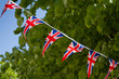 canvas print picture - Union Jack Bunting.