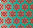 Oriental style seamless pattern with flowers