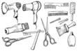 Hairdresser equipment set