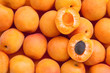 Healthy natural food, background. Apricot