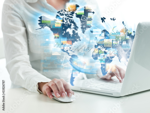Photo: Internet surfing Internet surfing
