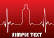 Drinking of life illustration - vector Drinking of life illustration - vector