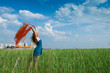 woman on green grass